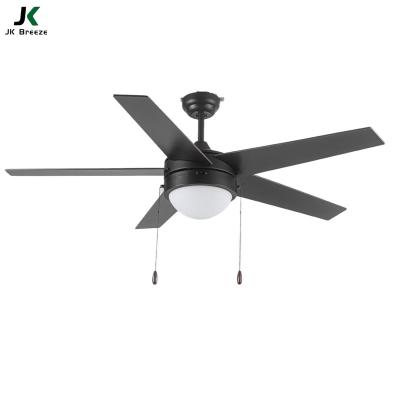 China Large CF007BZ 52inch 5 Blades Plywood Light Wood Ceiling Fan Chandelier Living Room Bedroom Hotel Ceiling Fan Light Being Led for sale