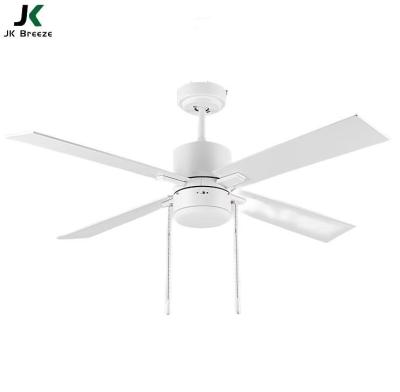 China With ZS-52-21029WH 52inch 4 Light Plywood Blade AC Fan Modern Ceiling LED Ceiling Fan With Large Light Ceiling Fan for sale