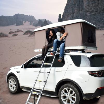 China Automatic Outdoor Portable Auto Car Aluminum Hard Shell Rooftop Camping Suv Tent Car Top Tent for sale