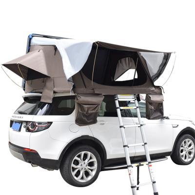 China Easy Install OEM ODM 2-3 Person Hard Shell Rooftop Tent Custom Foldable Motorhome Tent for sale