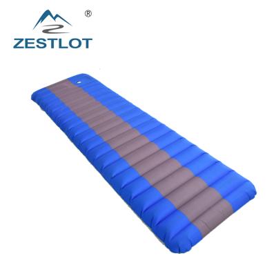 China Durable Outdoor Folding Sleep Pad Air Inflatable Camping Mat for sale