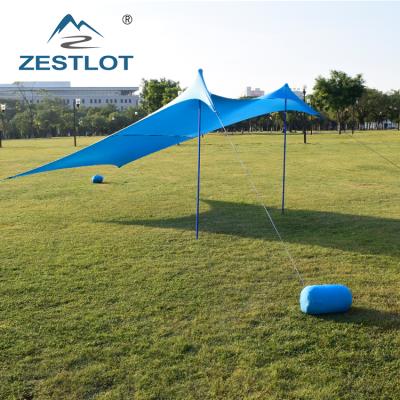 China UV-resistant UV50 Folding Stretch Lycra-fiber Hot Selling Outdoor Lightweight Beach Shade Tent for sale