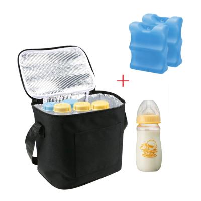 China Insulated Reusable Thermal Food Delivery Breast Milk Cooler Bag With Ice Pack for sale