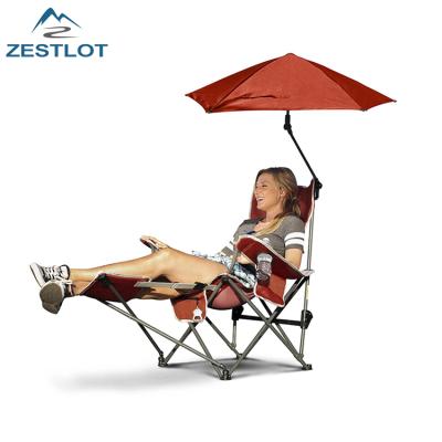 China Aldi Durable Foldable Beach Wholesale Extended Camping Chair With Footrest for sale