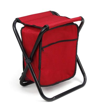 China Reusable Outdoor Beach Fishing Camping Picnic Insulated Folding Backpack Chair Cooler Bag for sale