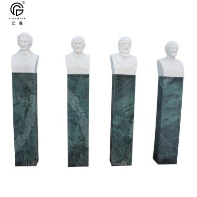 China Factory Direct Sale Modern White Marble Bust Sculptures Of World Famous Figures for sale