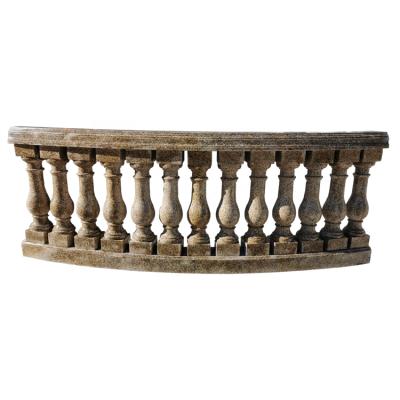 China Traditional Natural Stone Carving Balustrade Fence Balcony Villa Steps Table Railing for sale