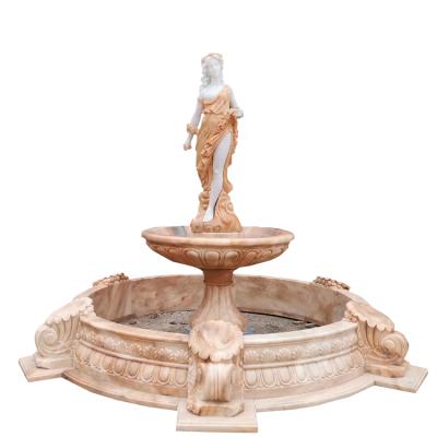 China Direct Sale Decorative Modern Chinese Marble Manufacturer Stone Water Fountain for sale