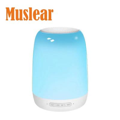 China BT audio speaker of the small small of gift creative multifunctional stereo colorful audio LED night light for sale