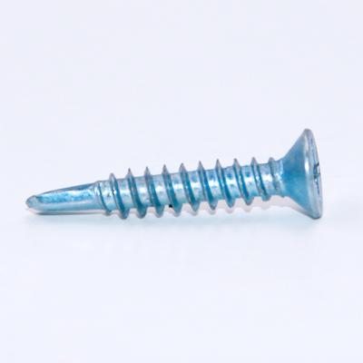 China Professional Factory Manufacturing Flat Phillips Round Head Galvanized Self-Drilling Screws for sale