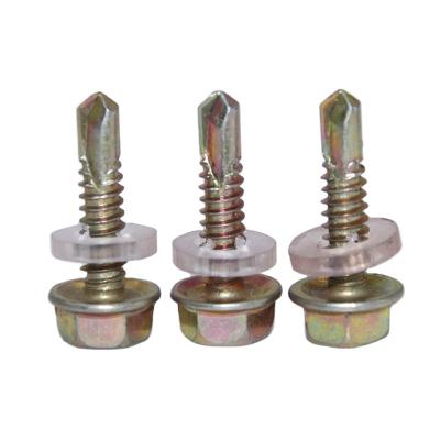 China General Industry Factory Wholesale Color Galvanized Dovetail Screws Hex Flange Self Drilling Screws for sale