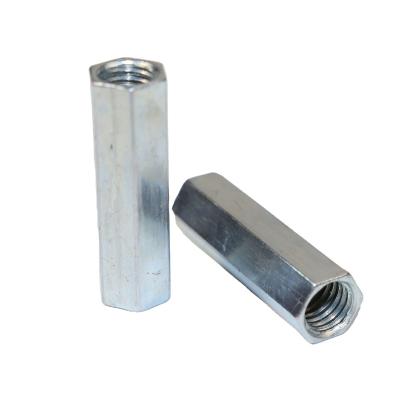 China Heavy Industry Hexagon Sleeve Barrel Nut Stainless Steel Threaded Long Hex Coupling Nut for sale