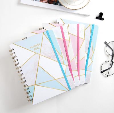 China Hot Selling School Supplies Hardcover Notebook Custom Hardcover Notebook Notebook With Rubber Band for sale