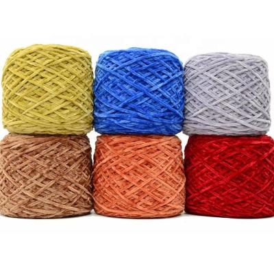 China 100% Sustainable Polyester 100g Elephant Hand Knitted Shiny Yarn Crocheting Soft Velvet Chenille Fuzzy for sale