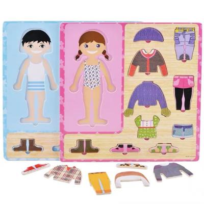 China Magnetic Carrying Tool Dress Game For Girl Collection Shirt Shoes Plastic Fridge Magnet for sale