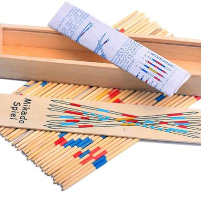 China Mini Mikado Wooden Collecting Sticks Play Mikado Wooden Game For Kids Collecting Wooden Sticks Toy For Kids for sale