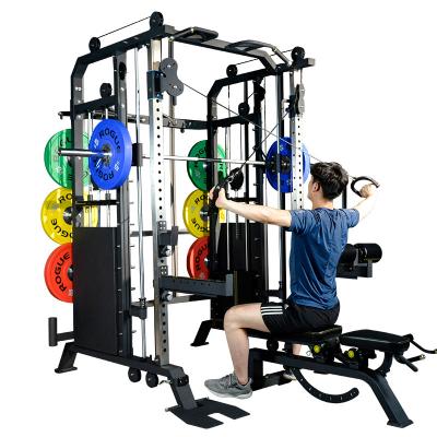 China Multifunctional Indoor Gym Equipment FITNESS Stand Smith Machine Home Use Power Squat Stand Strength Training Smith Machine for sale