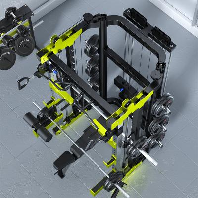 China Universal Gym Strength Tools Mutli Function Station Smith Machine Power Squat Rack for sale