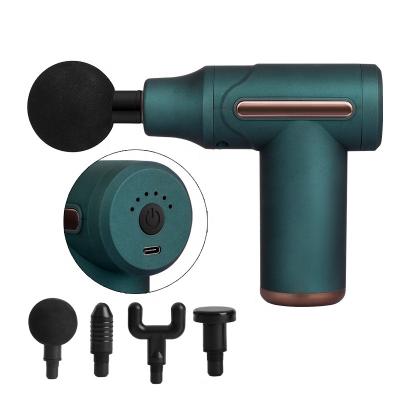 China Vibrating Gun Mini Fascia Massage Gun Deep Tissue Percussion Handheld Massager for sale