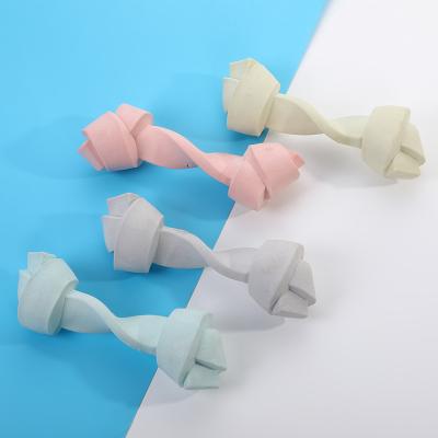 China Viable Amazon Border Pet Toys Plastic Dog Bone Toy Foaming Bones Common Breeds Molars Bite Dog Bones for sale