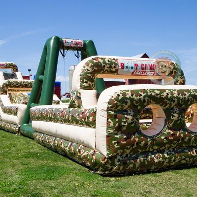 China Water Proof Inflatable Army Obstacle Slide The Beast Obstacle 5k Inflatable Adult Inflatable Obstacle Course for sale