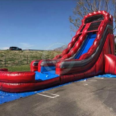 China Water Proof Inflatable Dry Inflatable Swimming Pool Slide Inflatable Bouncer Water Slide for sale