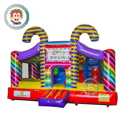 China Christmas Ourdoor Inflatable Bounce House Inflatable Toys Fun City For Kids for sale