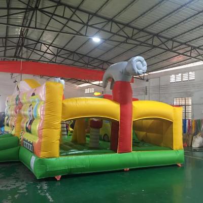 China Wateproof Kids Commercial Inflatable Blow Up Castles Bouncy Castle Inflatable Fun City For Sale for sale