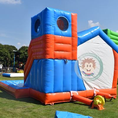 China Water Proof Inflatable Bounce With Pool Mega Inflatable Bounce House Inflatable Bounce Commercial for sale