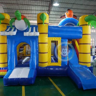 China Water Proof Inflatable Bounce House Transparent Inflatable Bounce On Pillow Inflatable Water Bounce for sale