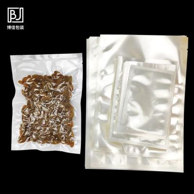 China Shock Resistance 50% Shipping Off Us Food Grade Heat Seal Food Grade Transparent Moisture Proof Clear Vacuum Pet Food Packaging Bags For Nuts pl for sale