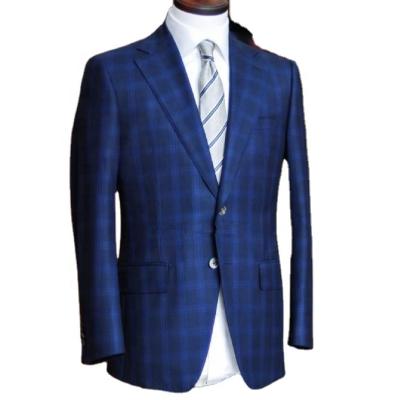 China Anti-wrinkle male formal suit for men's fashion boutique plaid wedding dress suit for sale