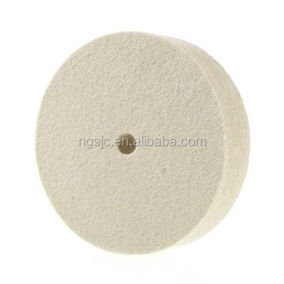 China 100%wool compressed wool cloth buffing buffing pads buffing wheels for sale