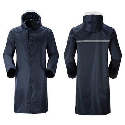 China Fluorescent Rain Gear Rain Gear Bachelorette Security Patrol Raincoat Construction Safety Reflective Windproof Coat Operation Raincoat for sale