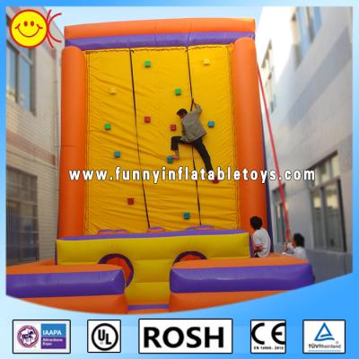 China Adults Global Inflatables Oxford Cloth , Giant Inflatable Climbing Wall for sale