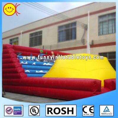 China Red / Yellow Inflatable Sports Games , Inflatable Mountain For Fun for sale