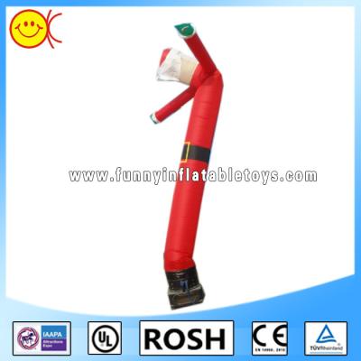 China Red Inflatable Air Dancer Santa For Christmas Event Or Advertising for sale