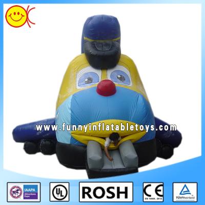 China Gorila inflable de salto comercial divertida del aeroplano de los castillos para jugar de los niños en venta