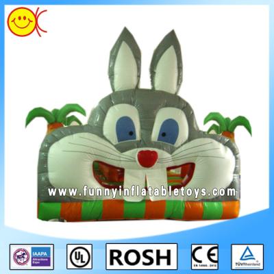 China Lovely Rabbit And Carrot Inflatables Bounce House For Jumping for sale