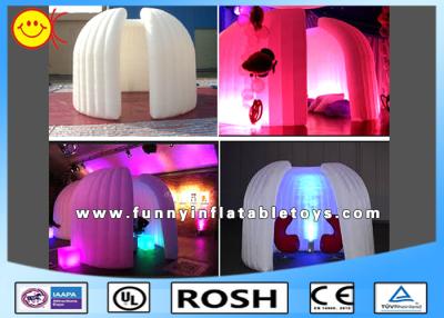 China Plain White Inflatable Tent Lighted Office Pod For Exhibition for sale