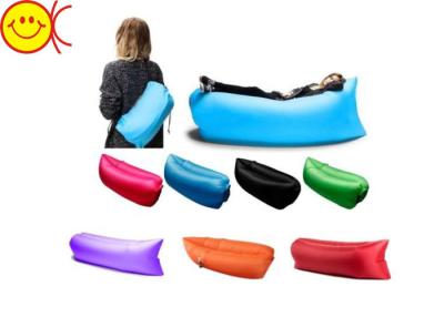 China Waterproof Nylon Material Inflatable Sleeping Bags Easy Carry For Camping And Hiking for sale