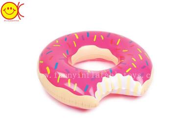 China Inflatable Water Games PVC Inflatable Donut Pool Float 120*120*0.28 for sale