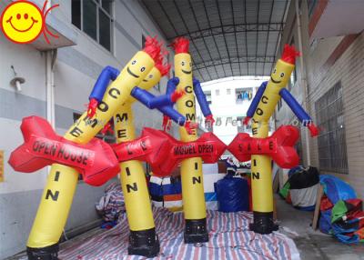 China Impresión inflable de la bandera/del logotipo del bailarín del aire de la alta flecha fuerte para las exhibiciones al por menor en venta