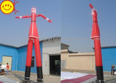 China 7m Huge Inflatable Santa Air Dancer Nylon Reinforced Stitching For Festival for sale