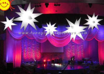 China LED Lighting Stars Inflatable Party Decorations With High Air Tightness , Digital Printing for sale