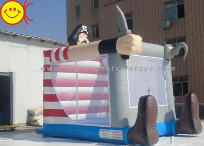 China Lovely Commercial Inflatable Bouncers Pirate With Knife For Outdoor Castle for sale