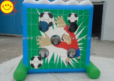 China Funny Inflatable Sports Games / Inflatable Shooting Game Soccer Goal Shooting Goals for sale