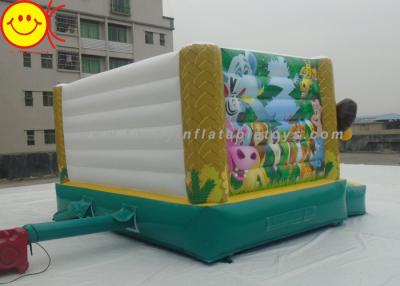 China Do safari inflável comercial inflável do leão-de-chácara do leão-de-chácara do tema da aventura do safari castelo Bouncy para crianças à venda