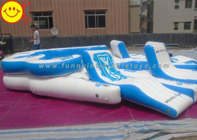 China Giant Custom Inflatable Raft Party Boat Lake River 10 person Tropical Tahiti Floating Island for sale