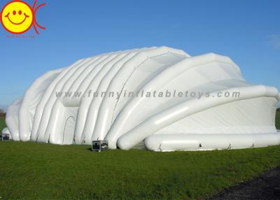 China 21m Giant Air Beam Inflatable Dome PVC In White Tent With Door For Outdoor for sale